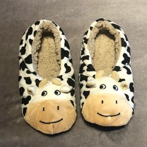 Adorable cow slippers (never worn)